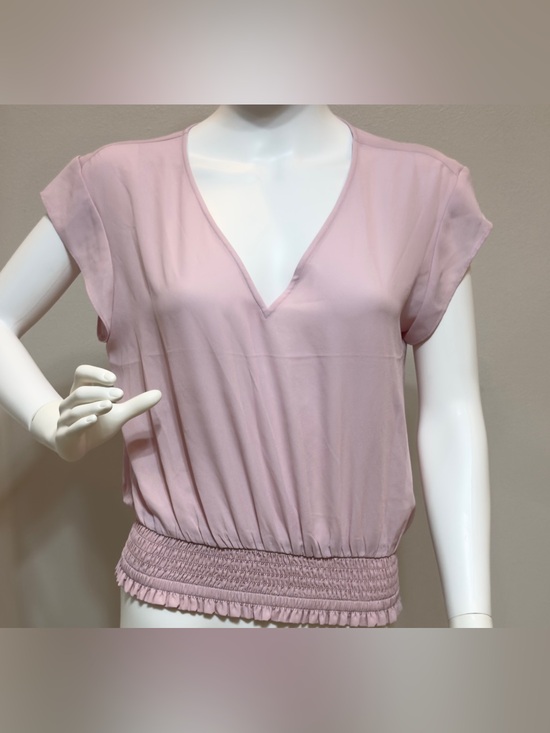 Express Tops - Express Pink Sleeveless V- Neck Size :S 100% Polyester Blouse . New with tags